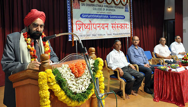 ಆಯರ್ವೇದಲ್ಲೂ ಆರೋಗ್ಯ ವಿಮೆ ಸೌಲಭ್ಯ: ಪ್ರೊ.ಗುರುದೀಪ್ ಸಿಂಗ್